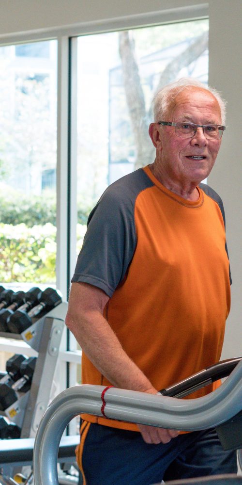 active senior man walking on the treadmill 2021 09 02 15 30 47 utc min