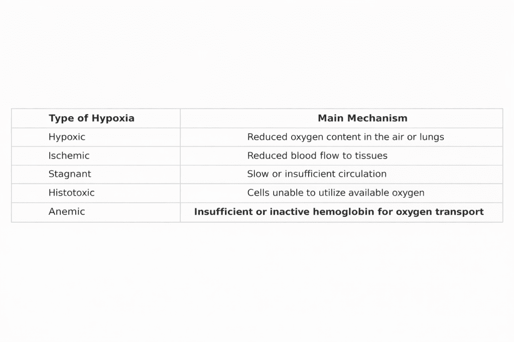 Anemic hypoxia