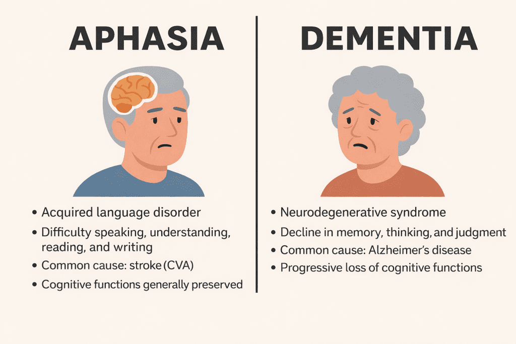 aphasia and dementia