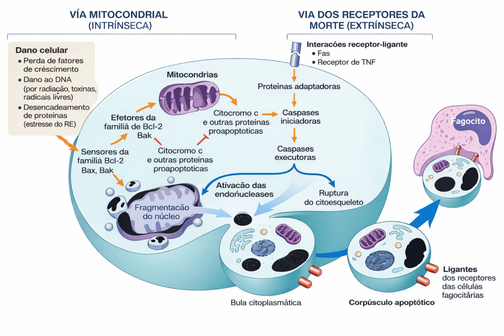 Apoptose: morte celular programada que protege o organismo 3 apoptose
