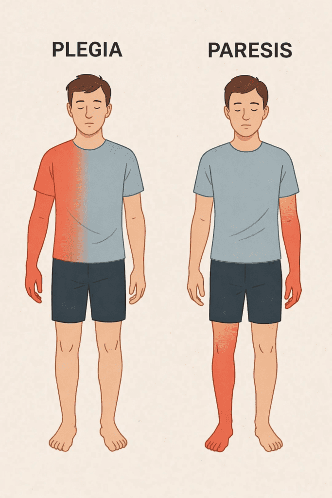 Differences between plegia and paresis: in-depth understanding 3 plegia and paresis