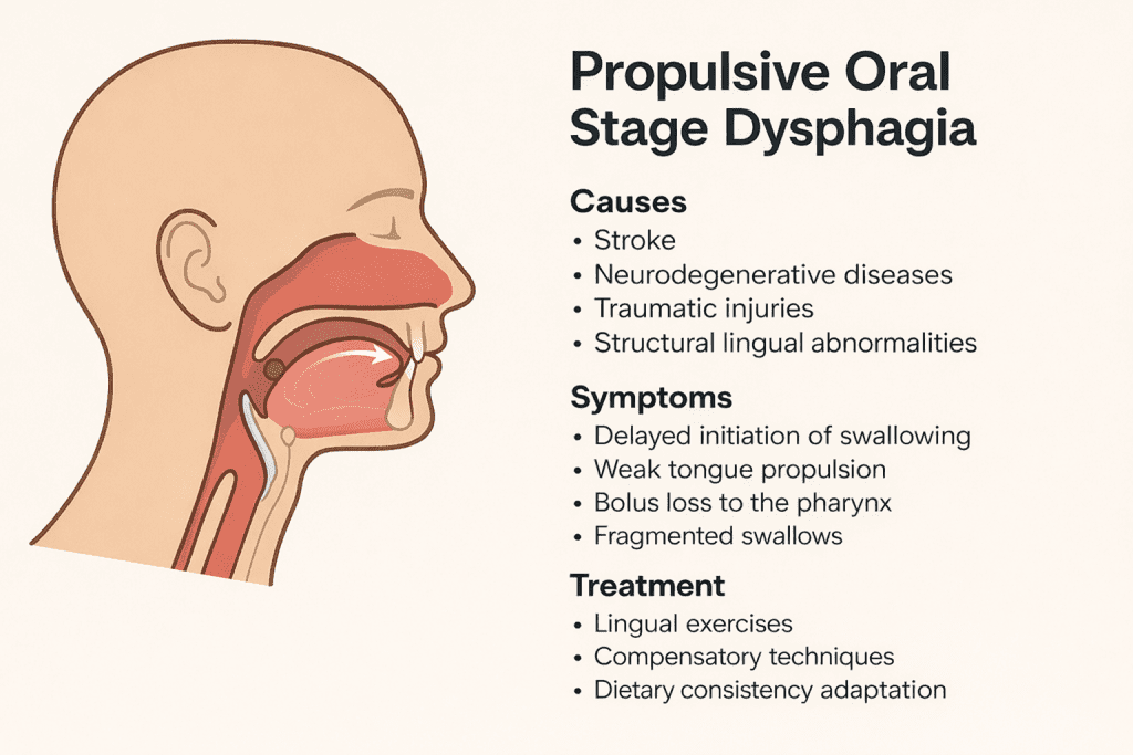 propulsive oral stage dysphagia