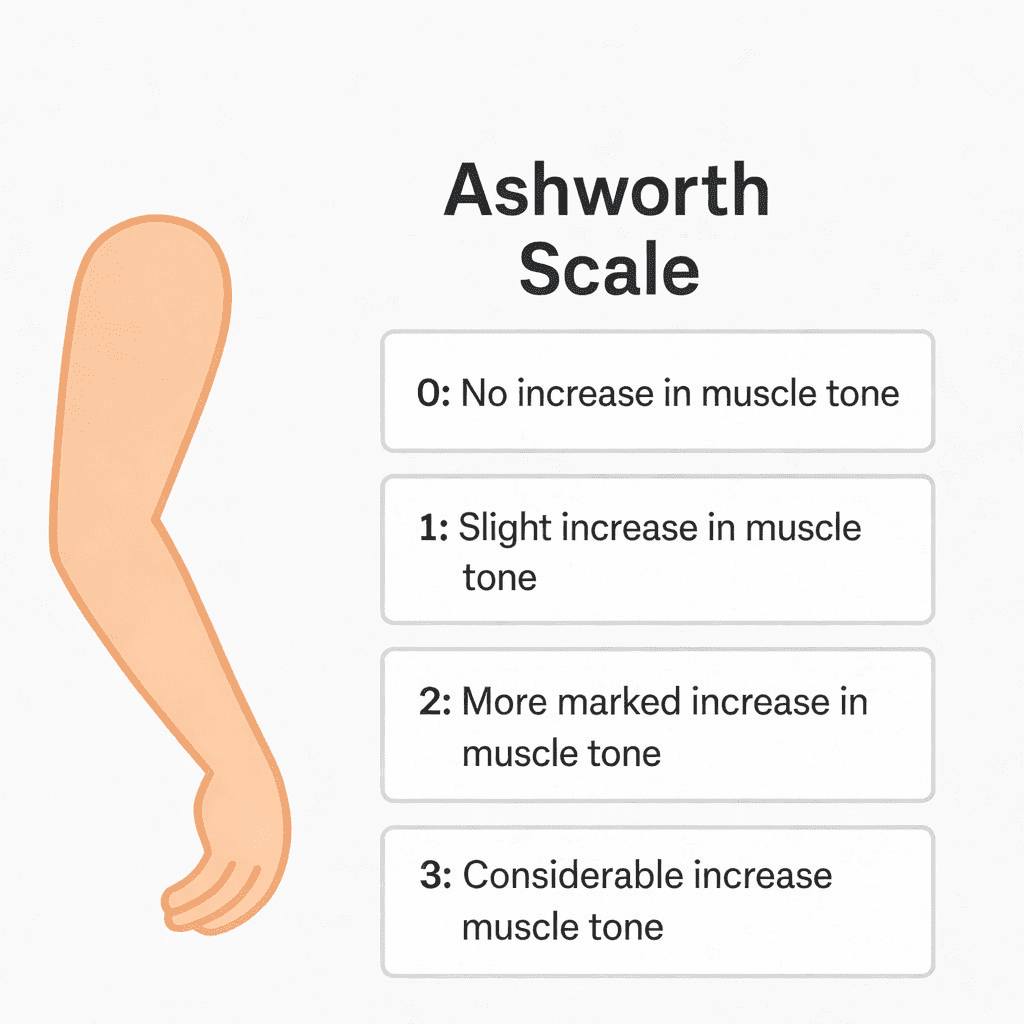 The Ashworth scale: spasticity in neurological patients 3 Ashworth Scale