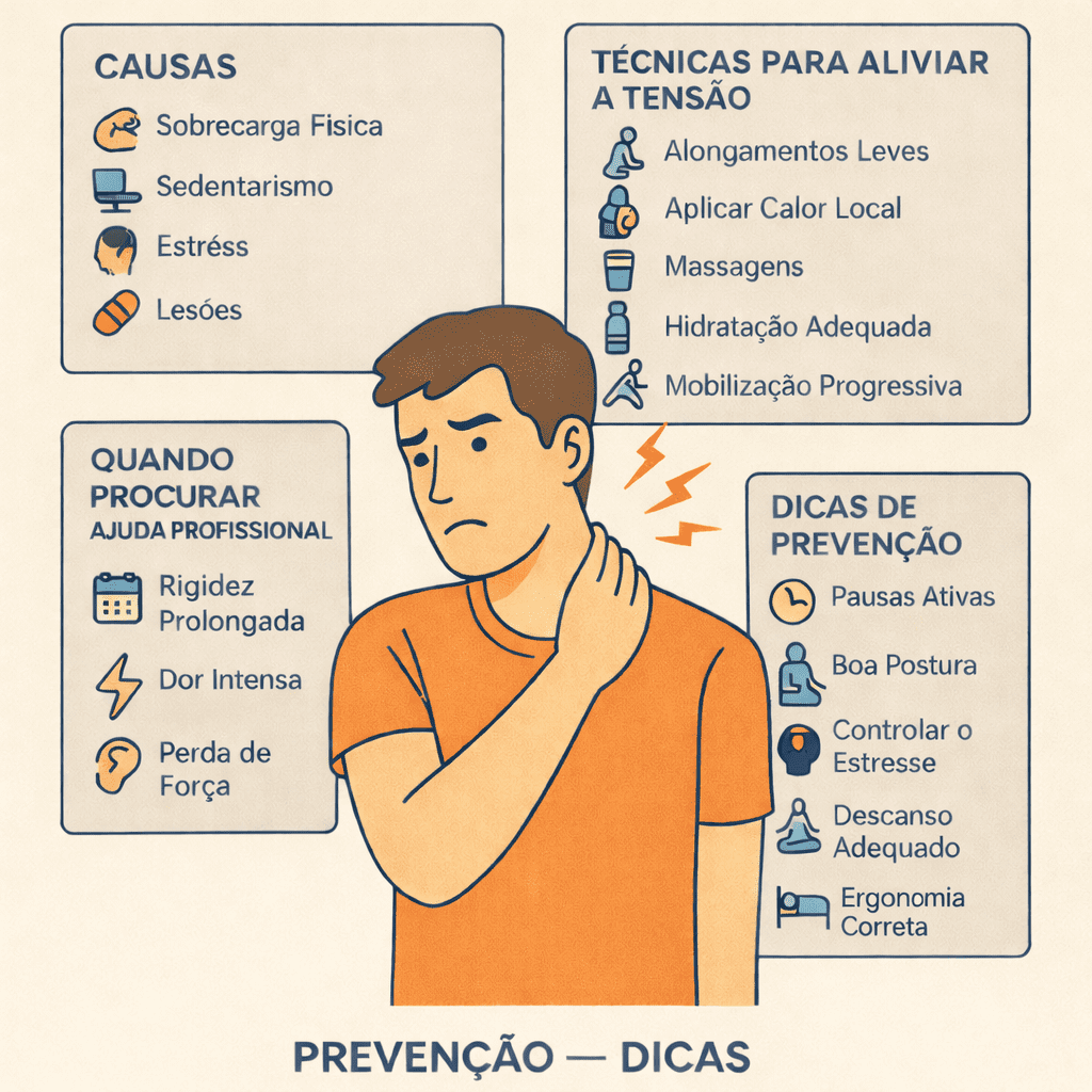 Como aliviar a rigidez muscular