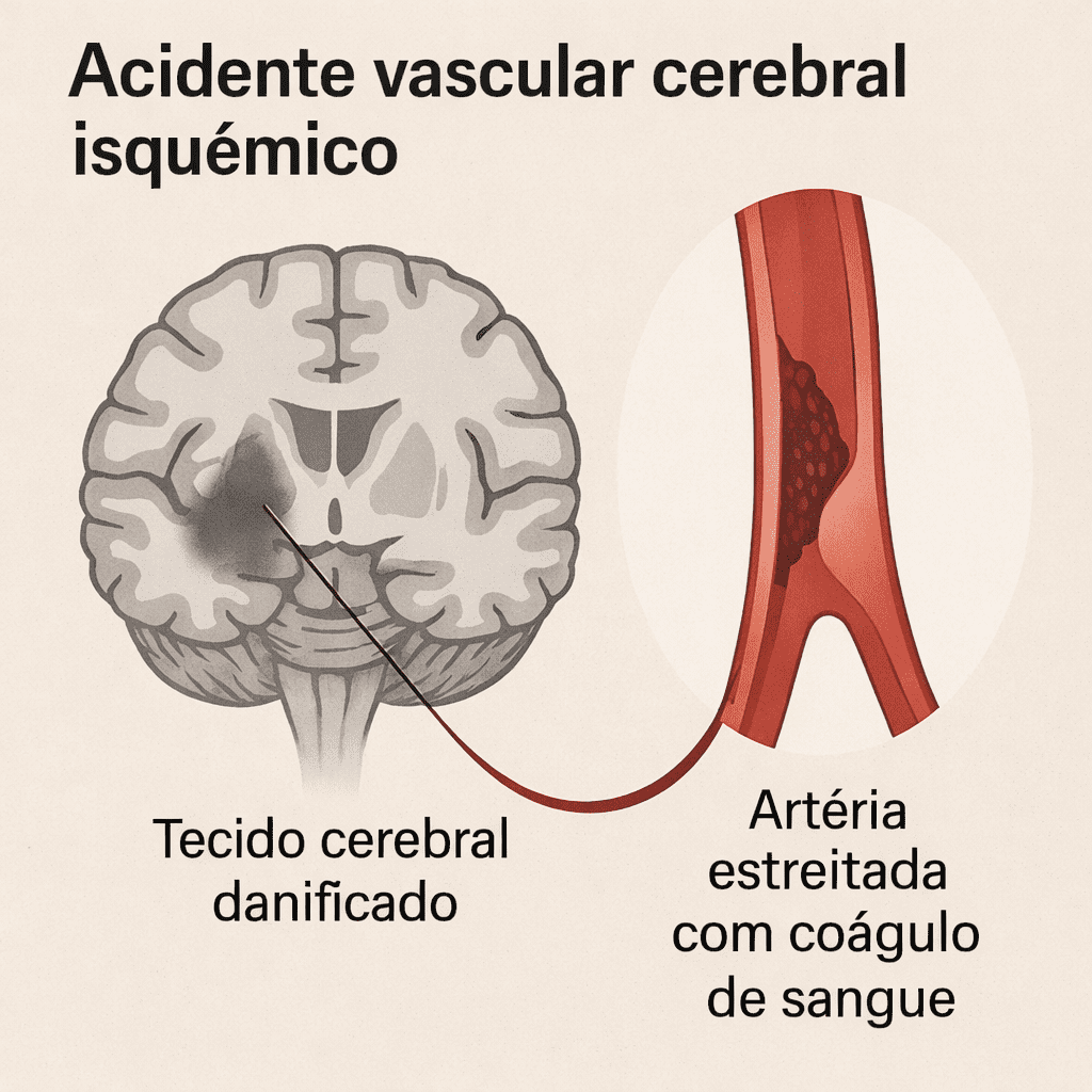 Por que ocorre um AVC