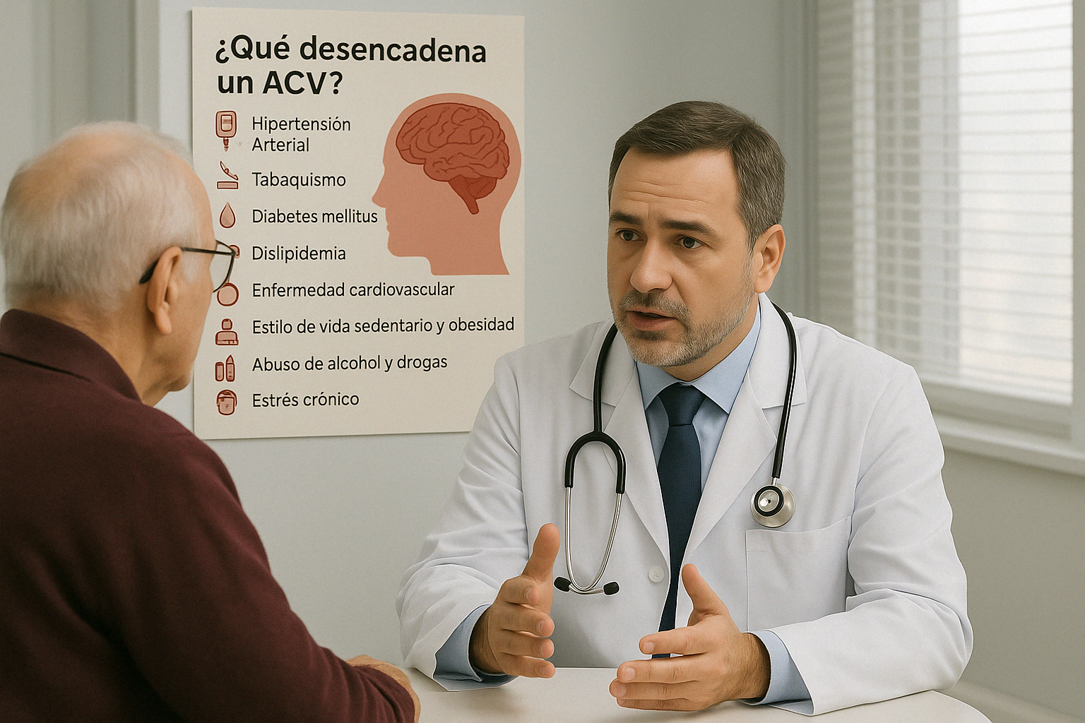 Qué desencadena un ACV